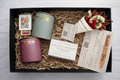 8 Oz Candle , Handmade Soap with Ceramic Matchbox Gift Box