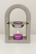 Multicolored Unscented Tealight Flower Candle (Set of 3)