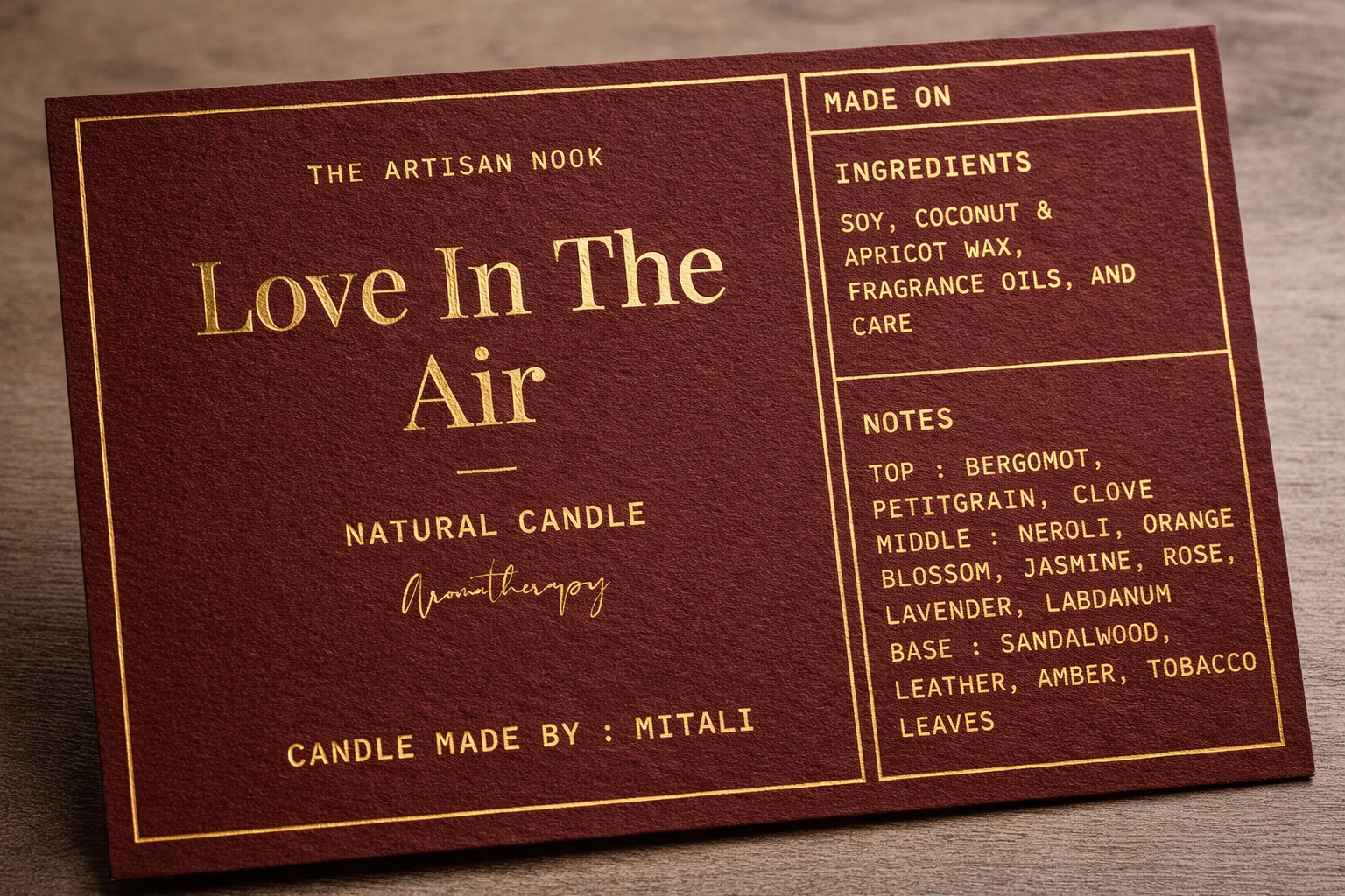 Love in the Air 14oz