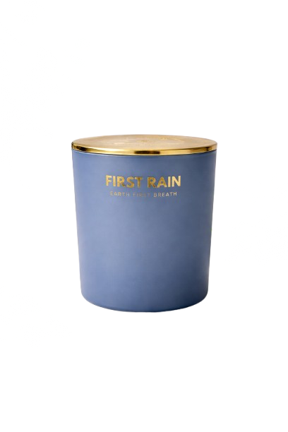 First Rain candle studio shot