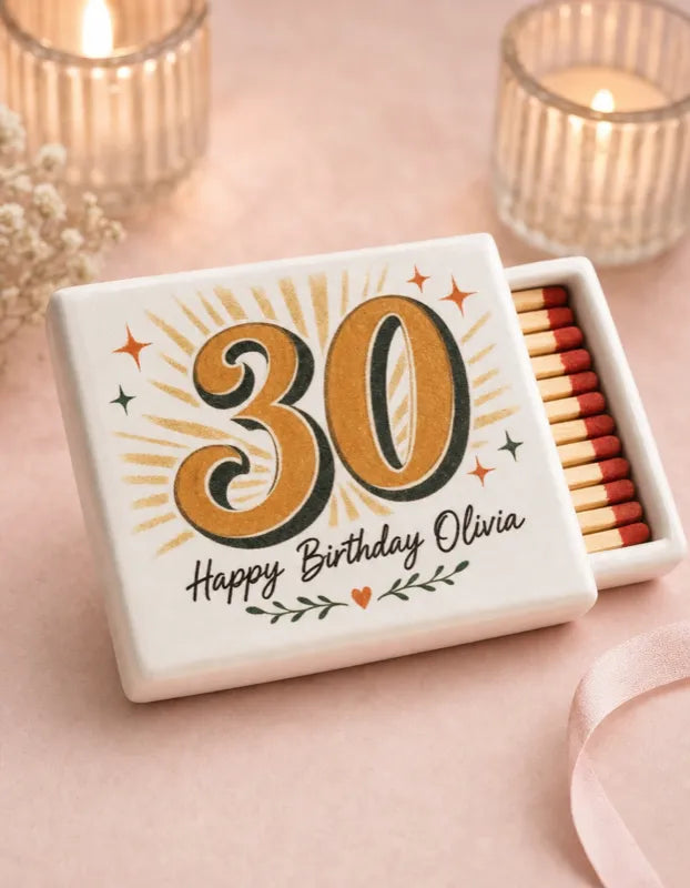 Birthday matchbox